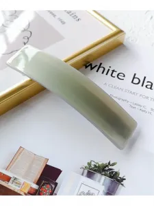 Заколки для волос из ацетата с рисунком под черепаховую кость, 10 цветов Florist, цвет Solid Green