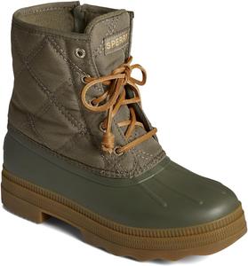 Женские кожаные сапоги Sperry Saltwater 2.0, оливковый