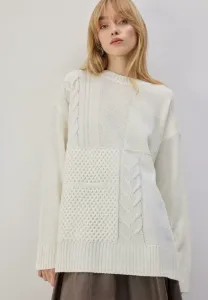 Джемпер с блочным узором Touché Privé, Ecru