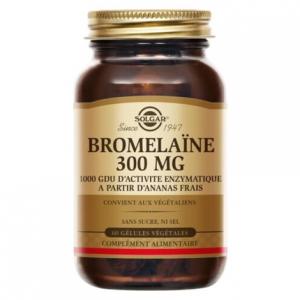 Бромелайн 300 мг растительные таблетки 60 штук - без сахара и соли Solgar