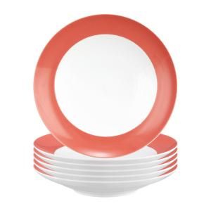 Тарелка Seltmann Weiden красный диаметр: 23,6 см