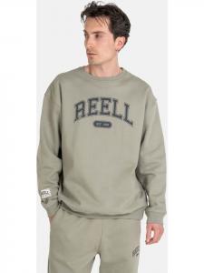 Толстовка Team Crewneck зеленого цвета Reell