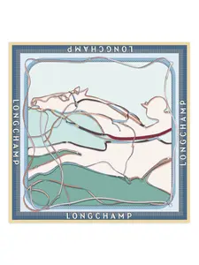 Шелковый платок A toute Allure Longchamp, бежевый