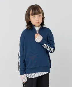 Флисовая толстовка с застежкой-молнией до середины рукава Chil2, цвет Navy