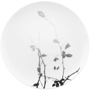 Тарелка для хлеба Liberty - Dark Rose Hip Диаметр 17,5 см Seltmann Weiden, белый/черный