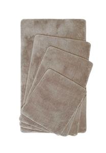 WECOHome | Коврик для ванной > Йорис < | Ворс: 100% полиэстер | Высота: 20 мм | Оптика: Уни Weconhome, цвет Sand Beige