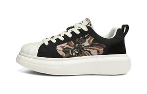 HLA Низкие скейтерские кроссовки мужские бело-черные, цвет White Black