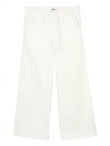 Брюки широкого кроя Sandro, белый
