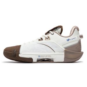 361° Нескользящие, износостойкие, дышащие низкие баскетбольные кроссовки для мужчин, цвет "белая умбра"