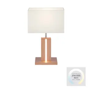 Настольная лампа AMANDA E27 | LED-панель 2 шт. Эксклюзив E27 Just Light, Holzfarben