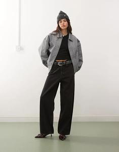 Куртка-бомбер Lioness Kenny свободного кроя в синюю клетку