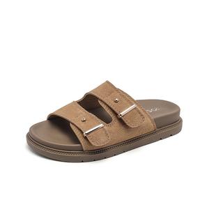 Сандалии-слайдеры женские, верблюжьи, нескользящие, устойчивые к запахам и истиранию JOSINY, Camel