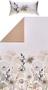 Двустороннее постельное белье REDBEST 206692 2-teilig, серо-коричневый - белый - 200 x 200 см