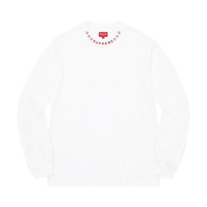 Лонгслив Supreme Stars Collar Long-Sleeve Top 'White'