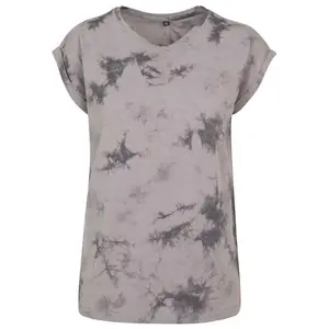 Футболка с коротким рукавом Build Your Brand Batik Dye ExtendedShoulder, серый