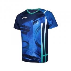 LINING Футболка Badminton Clothing Men's Blue