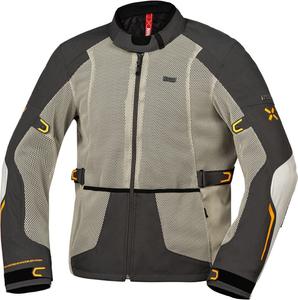 IXS tourster-big air 1.0 mesh motorcycle textile jacket, Grey/Beige