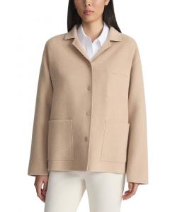 Куртка Lafayette 148 New York Plus с воротником-крылышком из смеси шерсти и кашемира Lafayette 148 New York, бежевый