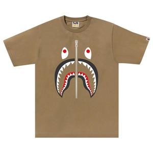 Футболка BAPE Shark Tee, Beige