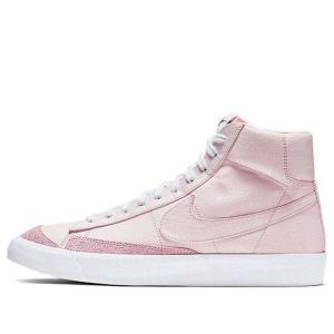 Кроссовки blazer mid '77 canvas 'pink foam' Nike, розовый