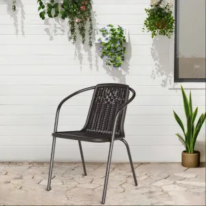 Комплект садовой мебели Baying, 2 стула, коричневый