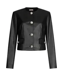 Куртка из ткани с покрытием Liu Jo, черный