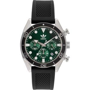 Черные синтетические часы Adidas