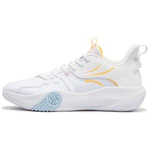 Баскетбольные кроссовки Ag Volley Basketball Shoes Men Low-Top White/Blue/Orange 361°
