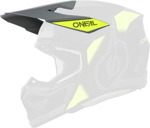 Козырек шлема Oneal 3srs vision, Black/Neon Yellow