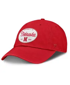 Женская бейсболка Scarlet Nebraska Huskers Candid Adjustable Fanatics