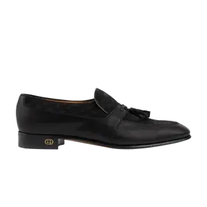 Кроссовки Gucci Gucci GG Mignon Loafer 'Mandala Goat - Black', черный