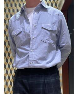 Хлопковая рубашка в стиле вестерн «Оксфорд» для пятницы