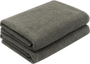 Душевые полотенца набор  Zollner, серо-коричневый