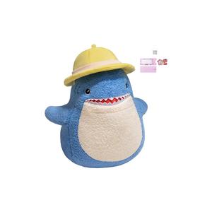 Акула в кепке плюшевая игрушка высота 30cm/50cm/70cm AOLETU