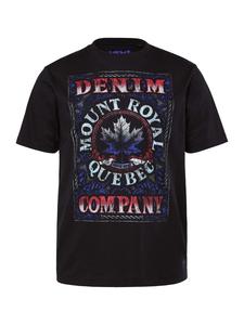 Футболка с короткими рукавами черного цвета Men Plus