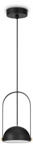 Подвесной светильник Paco Home Pica, черно-серый металлик - 13 х 24 см