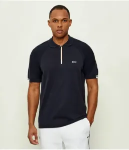 Поло KN_GOC Perform PS regular fit Boss Green, темно-синий