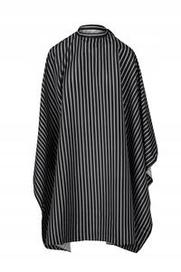 Накидка парикмахерская Ponik's Barber в большую полоску 145x150 Poniks