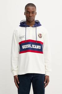 Хлопковая толстовка Guess Jeans, белый