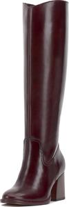 Женские сапоги до колена Vince Camuto Leila, Rich Mahogany Extra Wide Calf