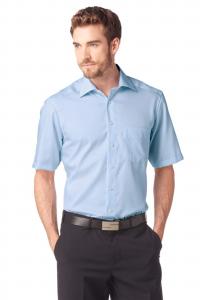 OLYMP Рубашка на пуговицах 'Luxor' светло-голубого цвета Regular fit