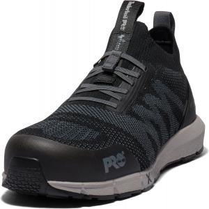 Timberland PRO мужские промышленные рабочие кроссовки CSA Radius Knit с композитным защитным мыском и защитой от проколов, Black/Grey