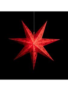 Декоративная звезда | Рождественская звезда с блестками | 7-конечная | Складная звезда | R Sterntaler