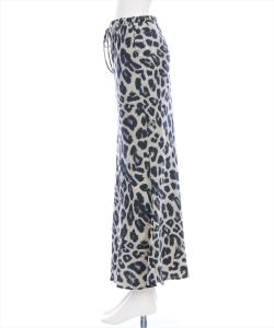 Длинная юбка с леопардовым принтом