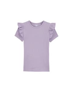 WE Fashion Футболка 'Meisjes' в лавандовом цвете