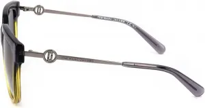 Женские солнцезащитные очки Marc Jacobs серого цвета, квадратная форма, MARC 580/S 0XYO/9O 55, Black