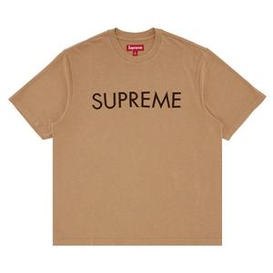 Топ Supreme Capital Short-Sleeve Top, Dark Tan