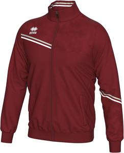 Мужская толстовка ERREA (ERICK) на молнии, с карманами и антистатическими свойствами , белый/серый/бордовый