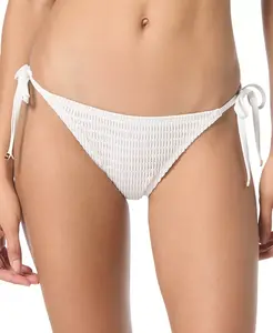 Купальник Women's Crochet Side-Tie Bottom Michael Kors, белый