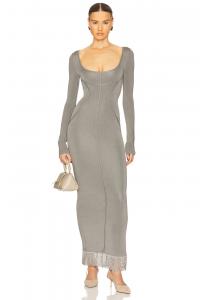 Claudetta макси-платье Helsa, grey